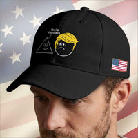 Funny Political Geometry Joke Baseball Cap Youre Pointless Graphic