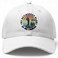 My Retirement Plan Is On Course Baseball Cap Retired Golfer Gift