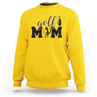 Proud Golf Mom Lifestyle Sweatshirt Sports Gift Idea - Wonder Print Shop