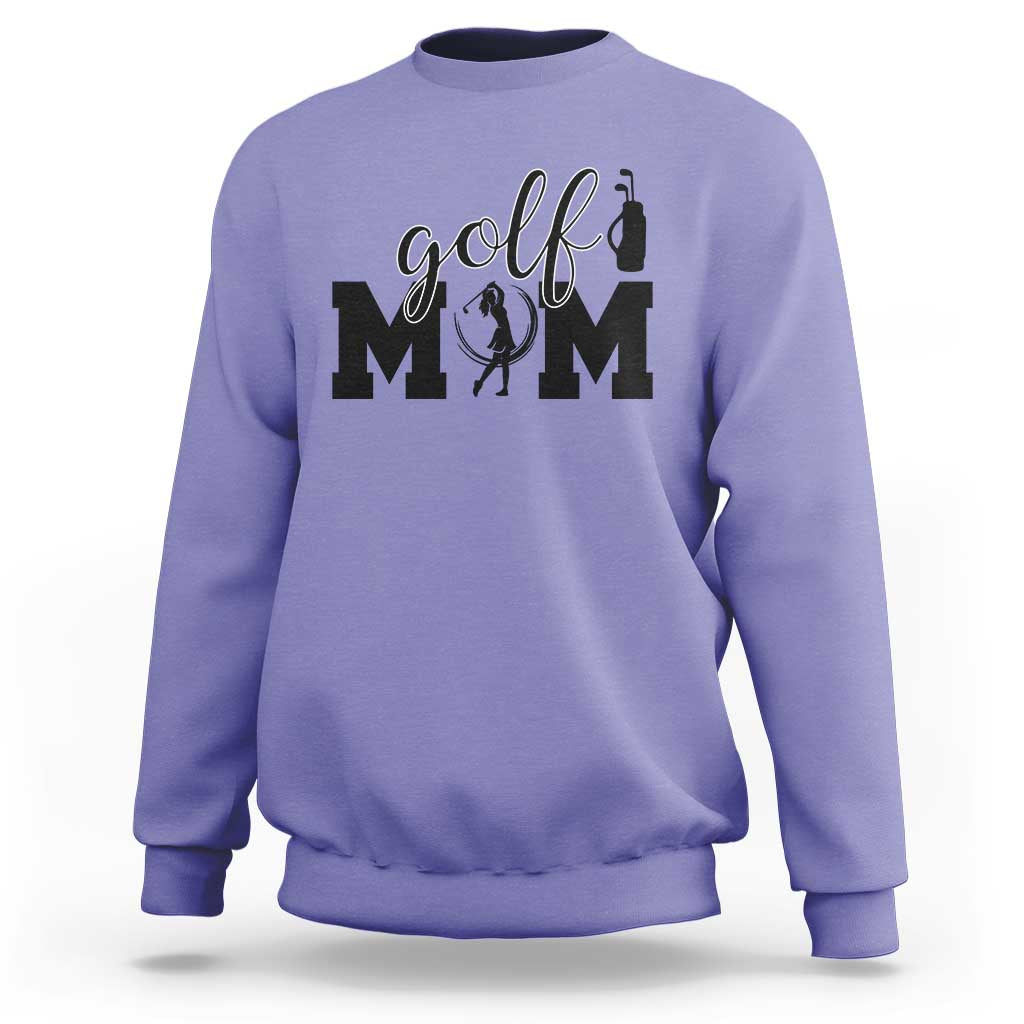Proud Golf Mom Lifestyle Sweatshirt Sports Gift Idea - Wonder Print Shop