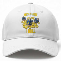 Funny Hanukkah Dreidel Baseball Cap This Is How I Roll Gift