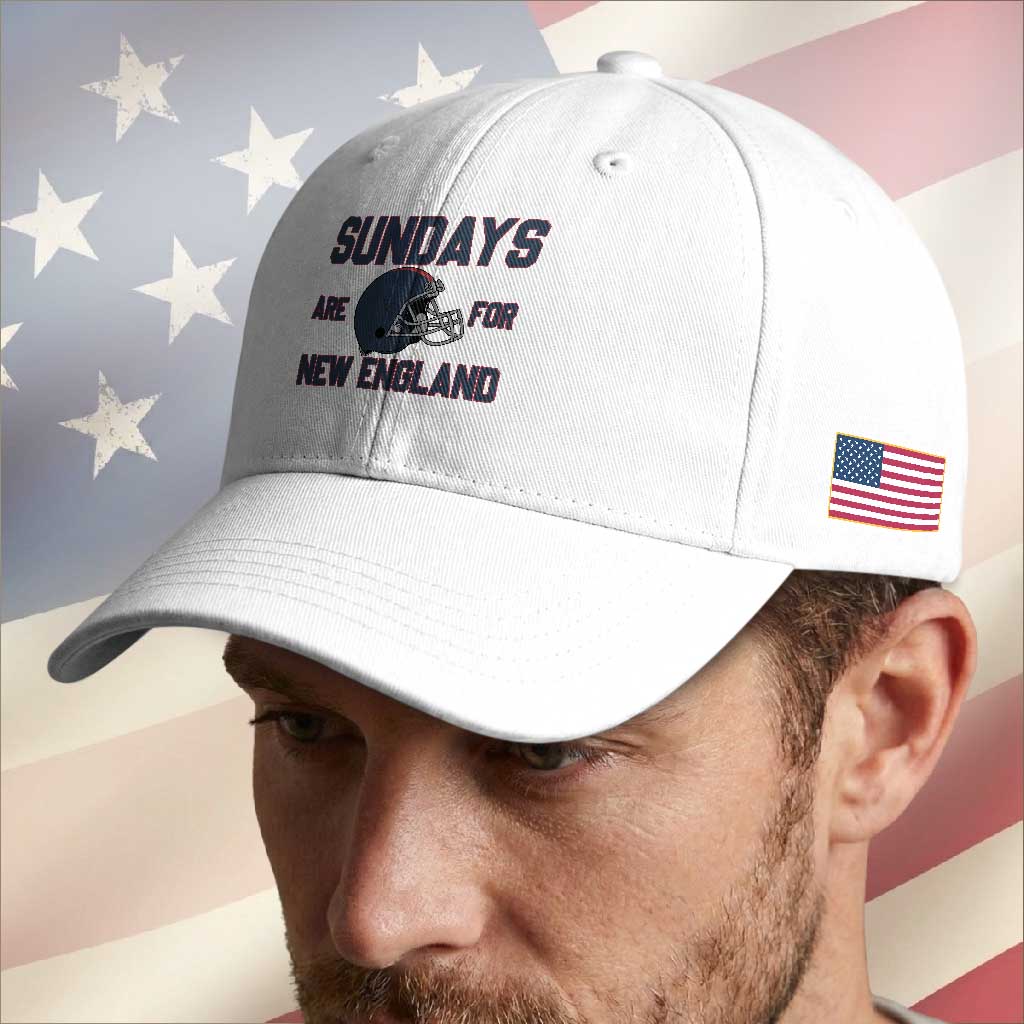 Sundays Are For NE Baseball Cap Game Day Lover Gift