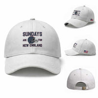 Sundays Are For NE Baseball Cap Game Day Lover Gift