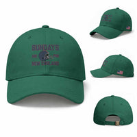 Sundays Are For NE Baseball Cap Game Day Lover Gift
