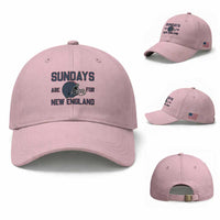 Sundays Are For NE Baseball Cap Game Day Lover Gift