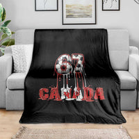 Funny Canada Soccer 67 Meme Throw Blanket Canadian Soccer Lovers