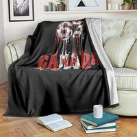 Funny Canada Soccer 67 Meme Throw Blanket Canadian Soccer Lovers
