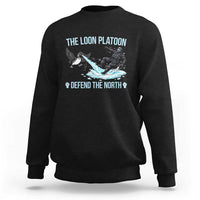 The Loon Platoon Defend The North Sweatshirt Minnesota State Bird Rebel