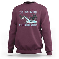 The Loon Platoon Defend The North Sweatshirt Minnesota State Bird Rebel