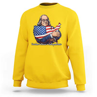 Benjamin Franklin Sweatshirt Freedom Liberty Independence American History