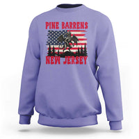 Patriotic Jersey Devil Sweatshirt Pine Barrens New Jersey Cryptid
