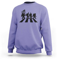 Funny Patriotic Mothman Sweatshirt Cryptid Lover Gift