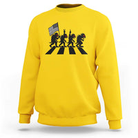 Patriotic Chupacabra Sweatshirt Funny Cryptid Lover Gift