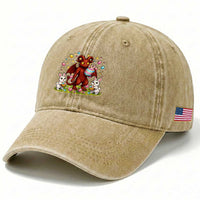 Jersey Devil Easter Egg Hunt Washed Cotton Baseball Cap Funny Pine Barrens Folklore Gift