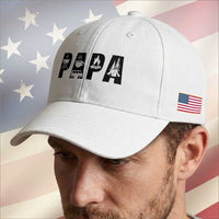 Camping Papa Baseball Cap Camper Dad Fathers Day Gift