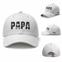 Camping Papa Baseball Cap Camper Dad Fathers Day Gift