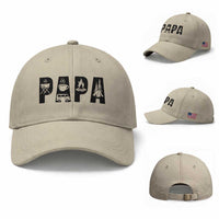 Camping Papa Baseball Cap Camper Dad Fathers Day Gift