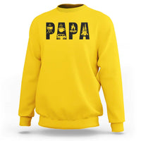 Camping Papa Sweatshirt Camper Dad Fathers Day Gift