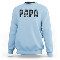 Camping Papa Sweatshirt Camper Dad Fathers Day Gift