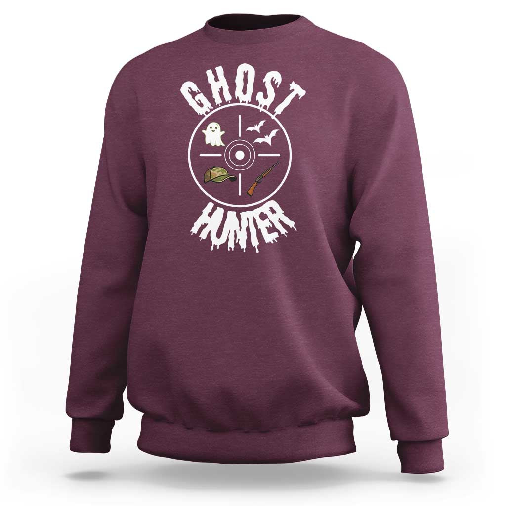 Funny Halloween Ghost Hunter Sweatshirt Trick Or Treat Costume - Wonder Print Shop