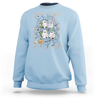 Funny Halloween Sweatshirt Ghost Golf Gift for Women - Wonder Print Shop