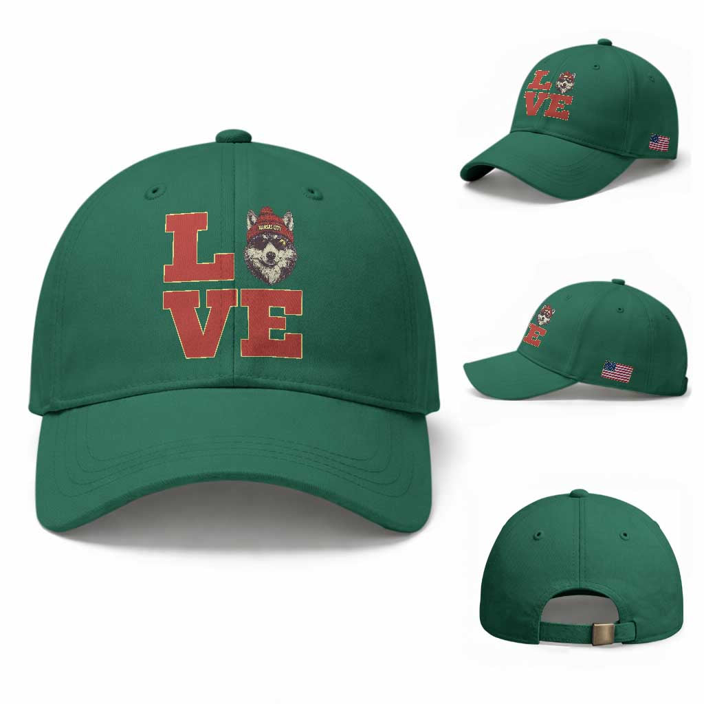 Midwest Wolf Football Pride Baseball Cap Game Day Gift