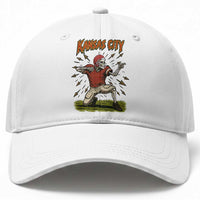Skeleton Football Lover Baseball Cap Touchdown Game Day Lifestyle