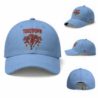 Skeleton Game Day Baseball Cap Touchdown Football Fan Gift