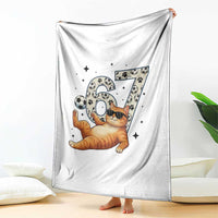 Funny Cat Playing Soccer Throw Blanket Six Seven Meme