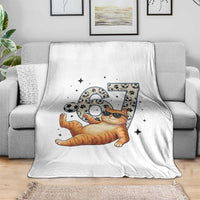 Funny Cat Playing Soccer Throw Blanket Six Seven Meme