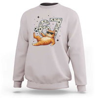 Funny Cat Playing Soccer Sweatshirt Six Seven Meme