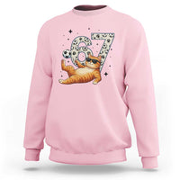 Funny Cat Playing Soccer Sweatshirt Six Seven Meme