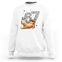 Funny Cat Playing Soccer Sweatshirt Six Seven Meme