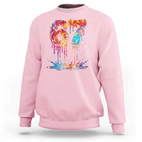 Burning Six Seven Sweatshirt Drip Fire Flame Meme