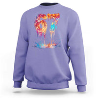 Burning Six Seven Sweatshirt Drip Fire Flame Meme