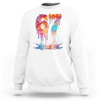 Burning Six Seven Sweatshirt Drip Fire Flame Meme