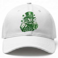 Lets Get Lucked Up Baseball Cap St Patricks Day Party Humor