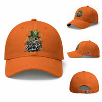 Lets Get Lucked Up Baseball Cap Lucky Skeleton St Patricks Day