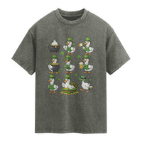 St Patricks Day Goose Crew Irish Celebration Washed Cotton T-Shirt