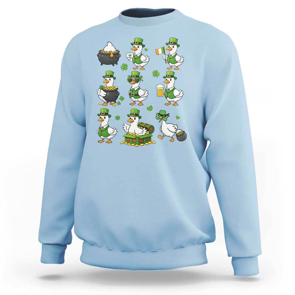 St Patricks Day Goose Crew Irish Celebration Sweatshirt