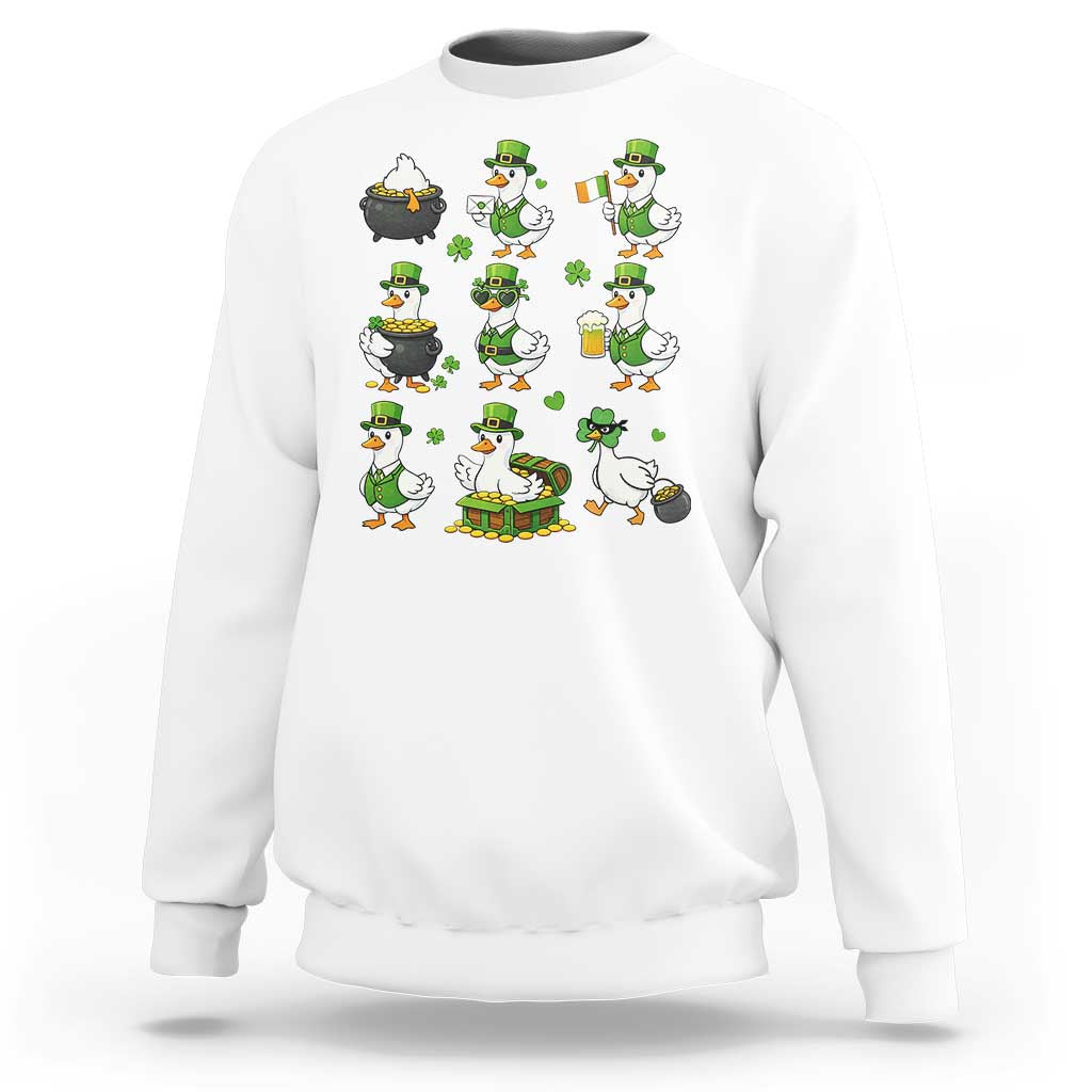 St Patricks Day Goose Crew Irish Celebration Sweatshirt