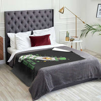 Just An Irish Goose Throw Blanket Funny St Patricks Day