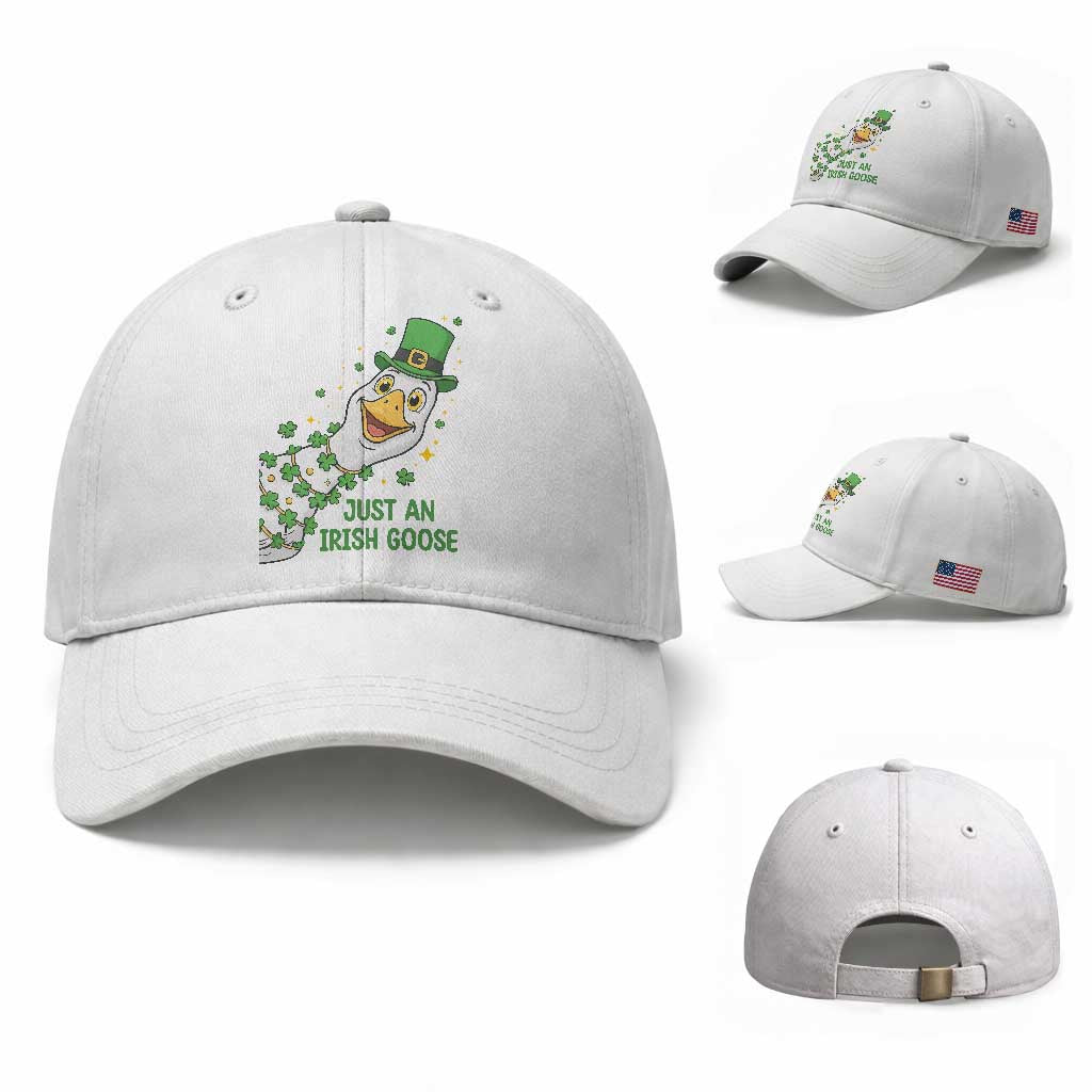 Just An Irish Goose Baseball Cap Funny St Patricks Day