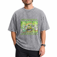 Funny Goose Radiologic Technologist Washed Cotton T-Shirt St Patricks Day Gift