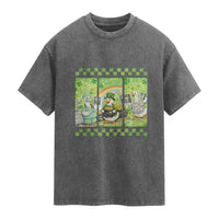 Funny Goose Radiologic Technologist Washed Cotton T-Shirt St Patricks Day Gift