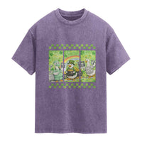Funny Goose Radiologic Technologist Washed Cotton T-Shirt St Patricks Day Gift