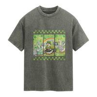 Funny Goose Radiologic Technologist Washed Cotton T-Shirt St Patricks Day Gift