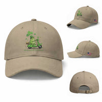 Funny Irish Frog Off To Commit Foolery Baseball Cap St Patricks Day Gift