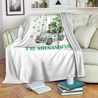 Off To Start The Shenanigans Throw Blanket St Patricks Day Frog