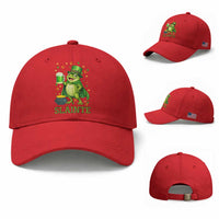 Funny Slainte Irish Frog Beer St Patricks Day Baseball Cap